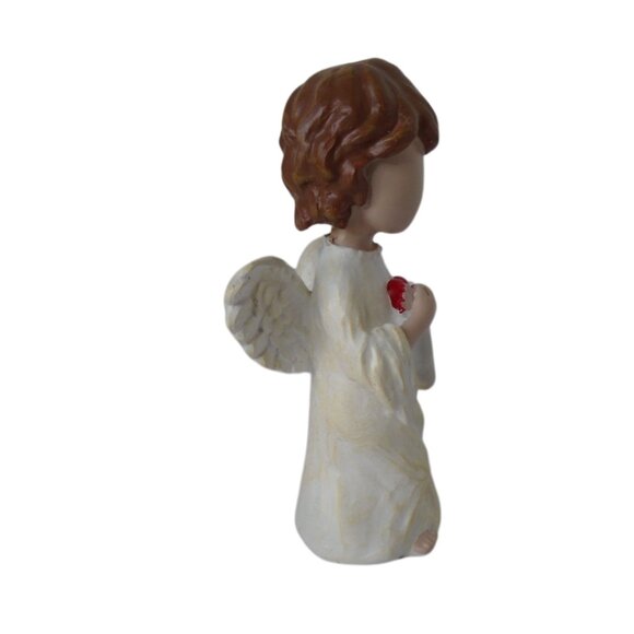 Small Praying Guardian Angel Figurine Sympathy Condolences Gift Care For You - Picture 4 of 9